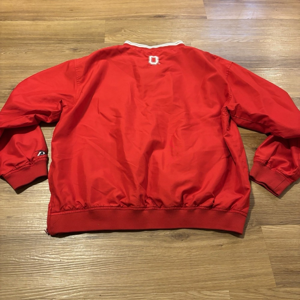 Vintage Pro Player Ohio State Buckeyes Jacket Mens Large Windbreaker Pullover - Picture 2 of 11